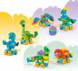 Preview: LEGO® DUPLO® Dinos auf Rädern 3-in-1-Set 108 Teile 10451