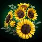 Preview: LEGO Botanicals Sonnenblumen 686 Teile 11502