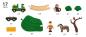 Preview: Brio World Eisenbahn Set Safari Bahn Set 17 Teile 33720