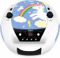 Preview: Bigben tragbarer CD Player CD52 Unicorn Einhorn 2 MP3 FM Radio AUX-IN AU364668