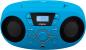 Preview: Bigben tragbarer CD Player CD61 blau USB MP3 FM Radio AUX-IN AU379310