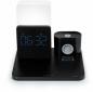 Preview: Thomson 4-in-1 Wecker, Ladestation, Nachtlicht CL800i schwarz TH387841