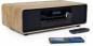 Preview: Thomson Bluetooth Kompaktanlage Induktion MIC300IBT USB Radio AUX-IN schwarz Holz braun TH388657