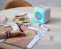 Preview: Bigben Bluetooth portabler Lautsprecher Party Karaoke Disco Licht 2 Mikrofone lavender AU388824