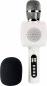Preview: Bigben Bluetooth Karaoke Mikrofon Party Mic Mikrofon Lichteffekten LED weiß AU390476