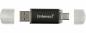 Preview: Intenso USB Stick 512GB Speicherstick Twist Line USB 3.2 Gen. 1x1 USB-A / USB-C