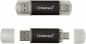 Preview: Intenso USB Stick 128GB Speicherstick Twist Line USB 3.2 Gen. 1x1 USB-A / USB-C 2er Pack