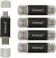 Preview: Intenso USB Stick 32GB Speicherstick Twist Line USB 3.2 Gen. 1x1 USB-A / USB-C 5er Pack
