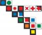 Preview: Schmidt Spiele Familienspiel Zuordnungsspiel Qwirkle Flex 49469