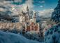 Preview: 1000 Teile Schmidt Spiele Puzzle Winterliches Schloss Neuschwanstein 58068