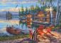 Preview: 1000 Teile Schmidt Spiele Puzzle Darrel Bush Seeufer am Loon Lake New York 58530