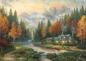 Preview: 1000 Teile Schmidt Spiele Puzzle Thomas Kinkade Herbstabend am See 58784