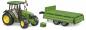 Preview: Bruder Spielfahrzeug Landwirtschaft Traktor John Deere 5115M + Bordwandanhänger 02108