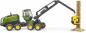 Preview: Bruder Spielfahrzeug Forstwirtschaft Holztransport John Deere 1270G Harvester mit 1 Baumstamm 02135