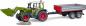 Preview: Bruder Spielfahrzeug Landwirtschaft Traktor Fendt Vario 211 mit Frontlader + Bordwandanhänger 02182
