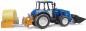 Preview: Bruder Spielfahrzeug Traktor New Holland T5.120 mit Frontlader, Ladekasten und Gabeln 02187