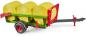 Preview: Bruder Spielfahrzeug Landwirtschaft Anhänger Rundballensammler mit 3 Rundballen 02204