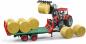 Preview: Bruder Spielfahrzeug Landwirtschaft Anhänger Ballentransportanhänger mit 8 Rundballen 02220