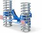 Preview: Bruder Spielfahrzeug Landwirtschaft Anhänger LEMKEN Frontpacker VarioPack K 02222