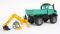 Preview: Bruder Spielfahrzeug Landwirtschaft Traktor Zubehör: Heckbagger mit Greifer 02338