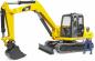 Preview: Bruder Spielfahrzeug Baustelle Bagger Cat Minibagger mit Bauarbeiter 02466
