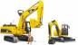 Preview: Bruder Spielfahrzeug Baustelle Bagger Cat Minibagger mit Bauarbeiter 02466