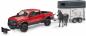 Preview: Bruder Spielfahrzeug Freizeit Offroad RAM 2500 Power Wagon + Pferdeanhänger mit 1 Pferd 02501