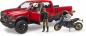 Preview: Bruder Spielfahrzeug Offroad RAM 2500 Power Wagon mit Scrambler Ducati Desert Sled und Fahrer 02502