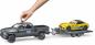 Preview: Bruder Spielfahrzeug Freizeit PKW RAM 2500 Power Wagon + BRUDER Roadster Racing Team 02504