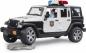 Preview: Bruder Spielfahrzeug Polizei Jeep Wrangler RubiconUnlimited Polizei + L+S-Modul + Polizist 02526