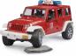 Preview: Bruder Spielfahrzeug Polizei Jeep Wrangler RubiconUnlimited Feuerwehr-Einsatzfzg + Figur 02528