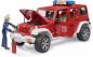 Preview: Bruder Spielfahrzeug Polizei Jeep Wrangler RubiconUnlimited Feuerwehr-Einsatzfzg + Figur 02528
