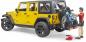 Preview: Bruder Spielfahrzeug Offroad JeepWrangler RubiconUnlimited, 1 Mountainbike und Radfahrer 02543