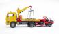 Preview: Bruder Spielfahrzeug Baustelle Service-Fahrzeuge MAN TGA Abschlepp-LKW mit Geländewagen 02750