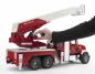 Preview: Bruder Spielfahrzeug Feuerwehr MACK Granite Feuerwehr mit Drehleiter, Wasserpritze, L+S Modul 02821