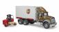 Preview: Bruder Spielfahrzeug Nutzfahrzeug Logistik MACK Granite UPS Logistik-LKW + Mitnahmestapler 02828