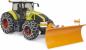 Preview: Bruder Spielfahrzeug Landwirtschaft Traktor Claas Axion 950 mit Schneeketten und Räumschild 03018