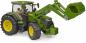 Preview: Bruder Spielfahrzeug Landwirtschaft Traktor John Deere 7R 350 mit Frontlader 03151