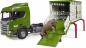 Preview: Bruder Spielfahrzeug Landwirtschaft Bauernhof Scania Super 560R Tiertransport-LKW mit 1 Rind 03548