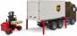 Preview: Bruder Spielfahrzeug Nutzfahrzeug LKW Scania Super 560R UPS Logistik LKW mit Mitnahmestapler 03582