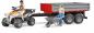 Preview: Bruder Spielfiguren Set bworld Freizeit bworld Quad mit Fahrer 63000