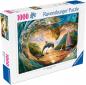 Preview: 1000 Teile Ravensburger Puzzle Sprung in den Sonnenuntergang 12001711