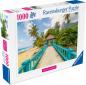 Preview: 1000 Teile Ravensburger Puzzle Farbenfrohe Brücke in Malaysia 12001766