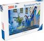 Preview: 3000 Teile Ravensburger Puzzle Marokko in Blau 12001893