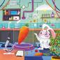 Preview: 3 x 49 Teile Ravensburger Kinder Puzzle Tierwissenschaftler 12004048