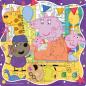 Preview: 22 Teile Ravensburger Kinder Holz Puzzle Wooden Peppa Pig Freundschaftsparty + 5 Figuren 12004082