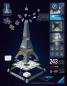 Preview: 216 Teile Ravensburger 3D Puzzle Iconics Bauwerk Eiffelturm mit Licht 12008024