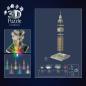 Preview: 216 Teile Ravensburger 3D Puzzle Iconics Bauwerk Big Ben mit Licht 12008025