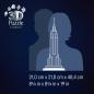 Preview: 216 Teile Ravensburger 3D Puzzle Iconics Bauwerk Empire State Building mit Licht 12008026