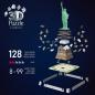 Preview: 108 Teile Ravensburger 3D Puzzle Iconics Bauwerk Freiheitsstatue mit Licht 12008027